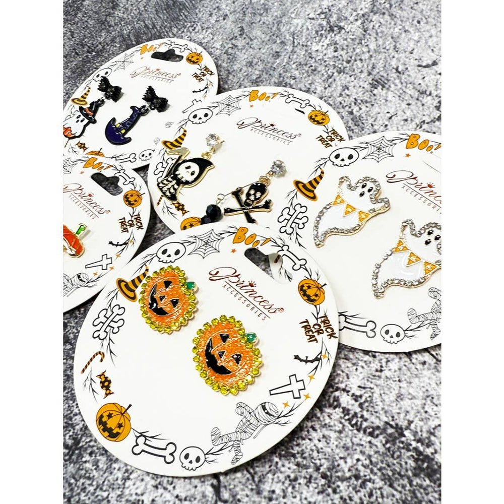 Halloween Theme Post Large Earring Set