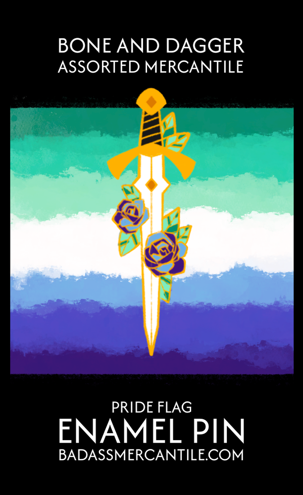 Pride Sword Enamel Pin