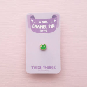 Froggy enamel mini pin