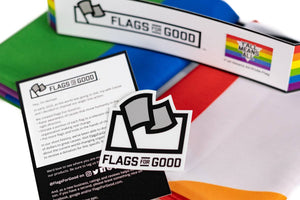 Flags For Good - Y'all Means All Rainbow Flag