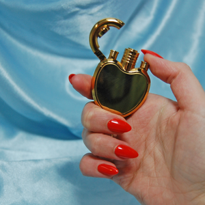 A Shop of Things - Heart Lock Lighter- Gold