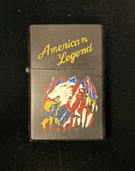 Vintage Lighter  American Legend Eagle in Black Deadstock NOS Biker 