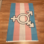 LGBTQ Transgender pride Flag 3 x 5" Free Shipping