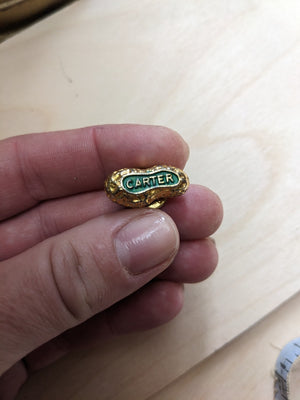VINTAGE 1976 JIMMY CARTER PEANUT LAPEL PIN