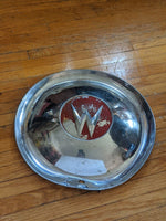 Willys Kaiser CJ? Factory “W” Chrome Hub Cap Original Oem Vintage Rare USA!