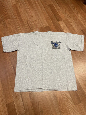 DEADSTOCK Vintage Kentucky University Men’s L Gray 90s Y2K 