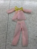 Vintage Maddie Mini Mod  Fashion Outfit Fits Barbie 11.5" Clone Sheer Pink gold 