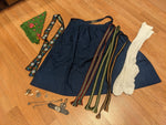 Vtg German Bavarian Oktoberfest Dirndl Lederhosen Accessories Lot 