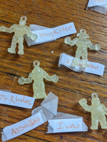 Vintage M.U.S.C.L.E. Men Figures Muscle men  glow in dark Mini Charms Rare KO
