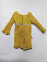Vintage 1970 Mattel Barbie Clothes Lemon Kick #1465  Mod Era Top  Yellow Tunic
