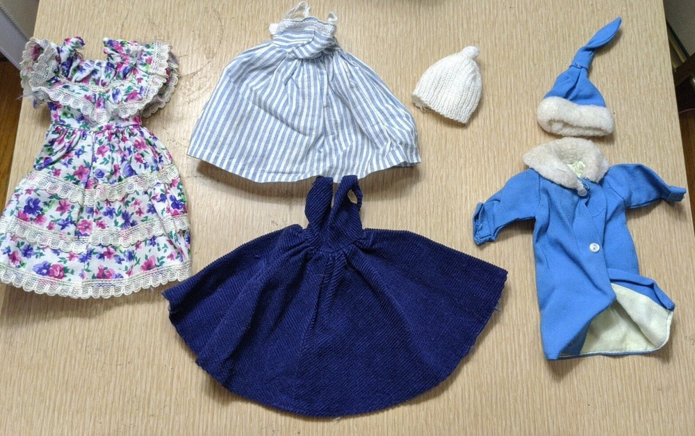 Vtg BARBIE Clone Clothing Lot Maddie Mod British hong Kong Fablu Premier Tagged