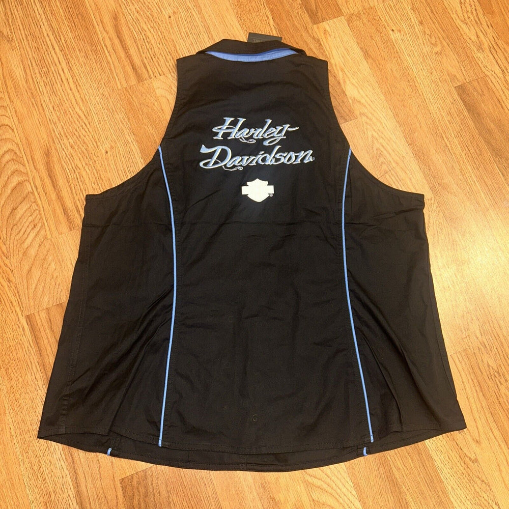 Harley Davidson Womens Black Size 2W Sleeveless Top  XXXL 22 24