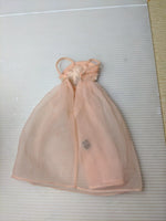 Vintage Barbie Doll DREAMLAND #1669 Nightgown 1960s Peach As Is  Loose Button