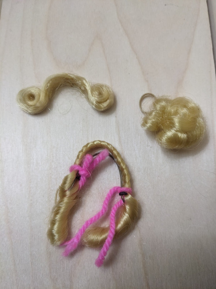  Vintage Barbie Francie Hair Happenins Hair Pieces Wigs Braids As Is Lot 