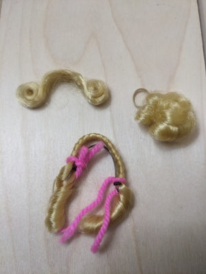  Vintage Barbie Francie Hair Happenins Hair Pieces Wigs Braids As Is Lot 