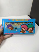 GOROPIKADON SANRIO Logo 1984 Rare vintage sanrio the thunder boys oil pastels