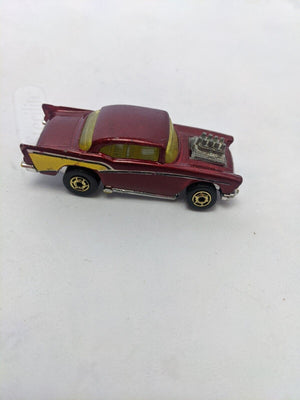 1976 Chevy '57  hot wheels Malaysia dark red 