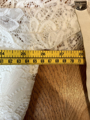 NWT Torrid Size 28 Midi Ivory Lace Wedding Style Dress Full Length Gown