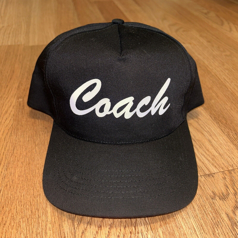 COACH SNAPBACK BASEBALL CAP  GYM  CAP  TEAM COACH  HEAD COACH