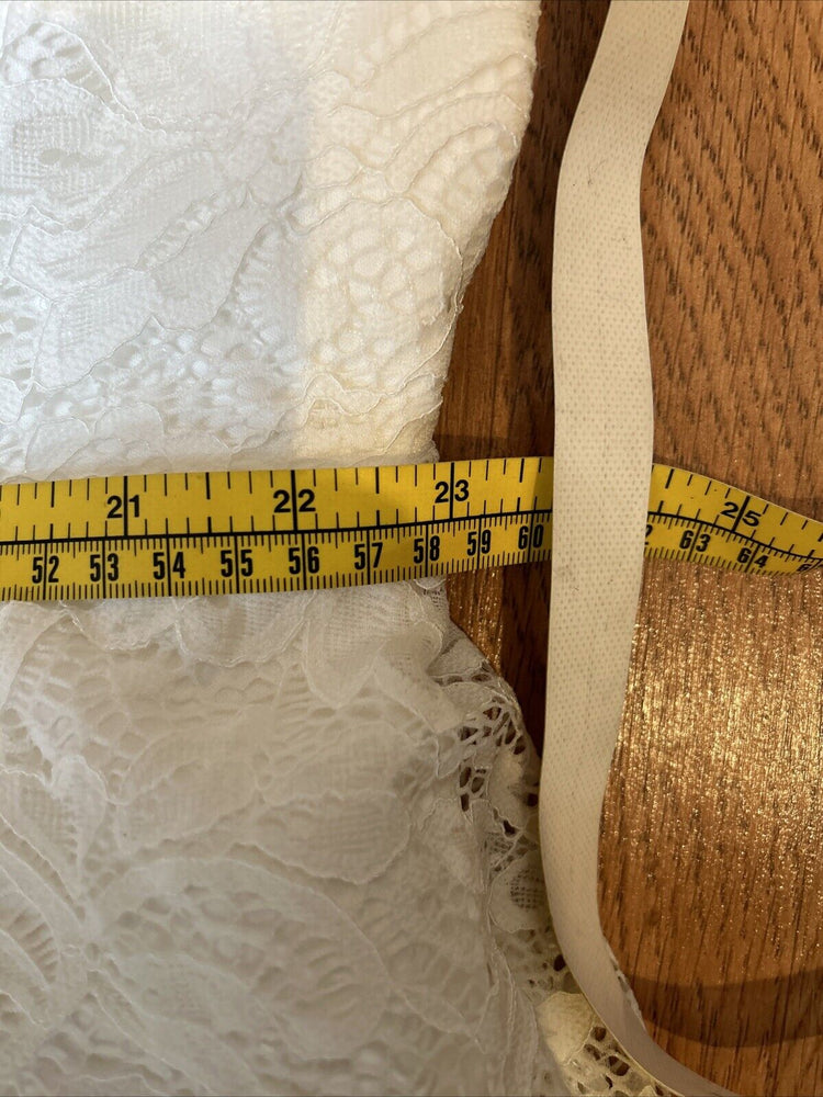 NWT Torrid Size 28 Midi Ivory Lace Wedding Style Dress Full Length Gown