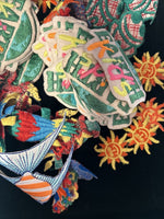 Vintage Patch Lot Earth & Sun Fish Patches Various Types