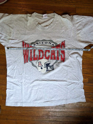 Vintage Arizona Wildcats T-shirt XL Single Stitch 90s As Is 