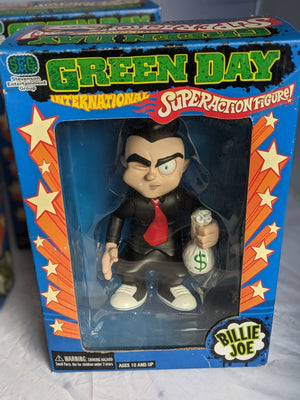 GREEN DAY 3 International Super Action Figures Lot 2004 