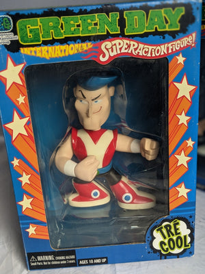 GREEN DAY 3 International Super Action Figures Lot 2004 