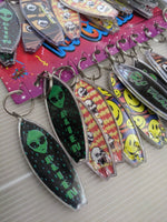 Lot of 5 Surfboard Key chains Luau Pool Party Favors