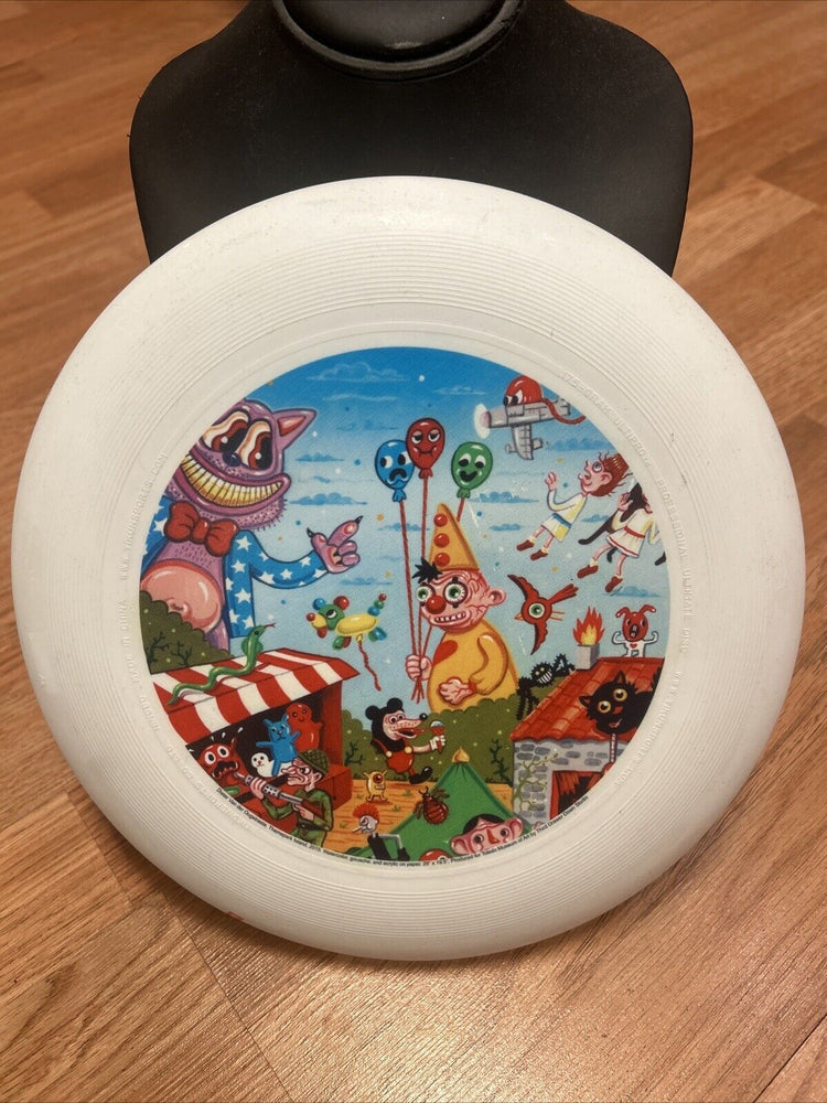 Dieter Van Der Ougstraete Themepark Island Frisbee Disc Pop Art For TMA Toledo 