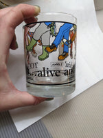 vintage Toledo libbey glass alive and kickin roller skate shoes elephant Rare