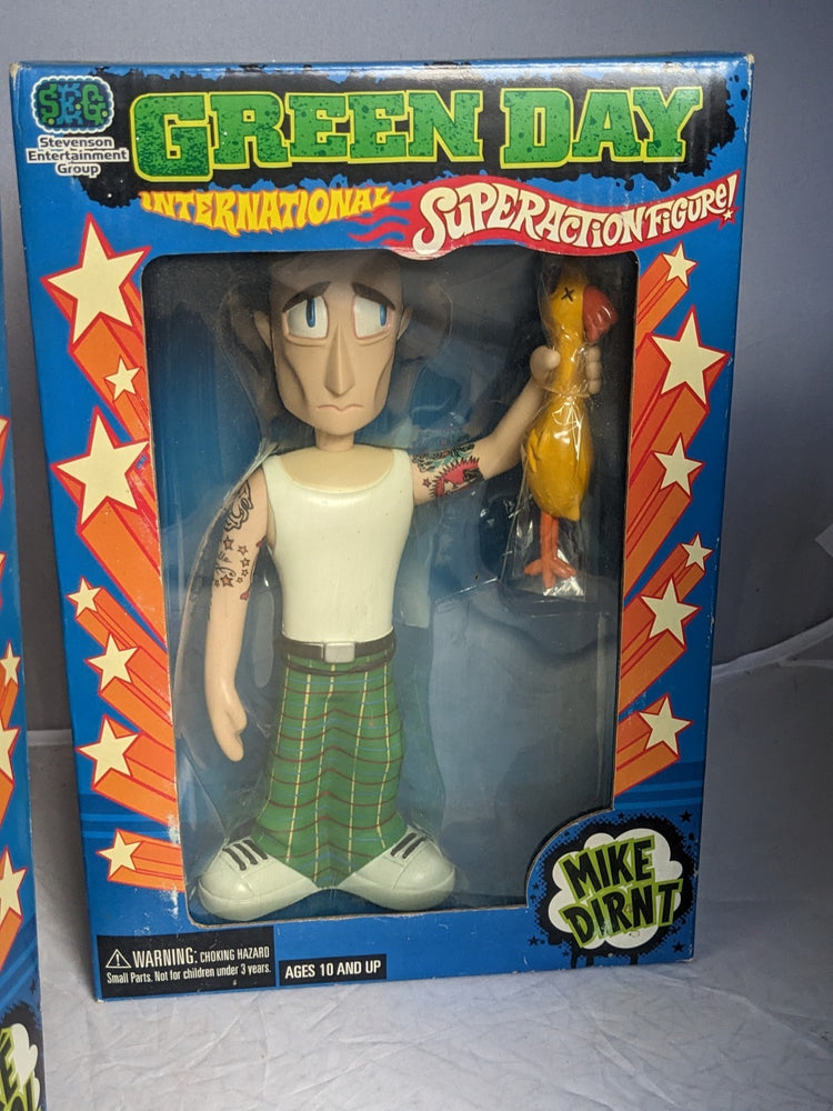 GREEN DAY 3 International Super Action Figures Lot 2004 