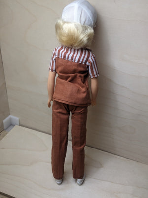 Vintage Sindy doll 1982 McDonald’s Convention 11" in uniform w shoes