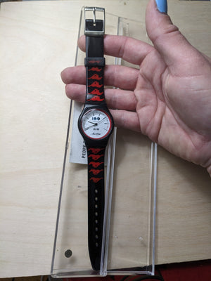 Rare 100 year anniversary Ford Thunderbird black patent watch untested