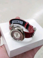 Vintage Moschino Red Diamonds Are Forever Watch EUC 