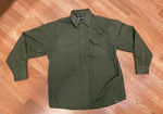 RedHead Shirt Journeyman Large Green Button Up Flannel Lined  Outdoor As Is 