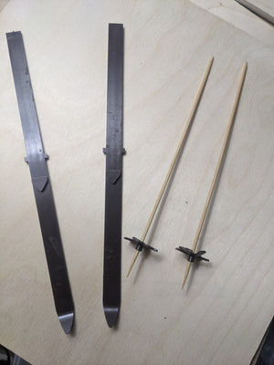Vintage Barbie #948 "Ski Queen" Ski poles & Skis