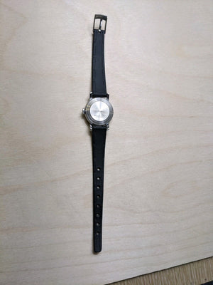Vintage Timex Watch Women Silver Tone Date Dial Manual Wind EUC