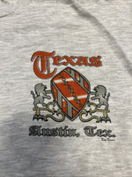 Texas Longhorns Short Sleeve Shirt Men's Gray DEADSTOCK Vintage Small