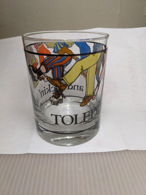 vintage Toledo libbey glass alive and kickin roller skate shoes elephant Rare