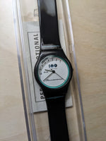 Rare 100 year anniversary Ford Thunderbird black patent watch untested