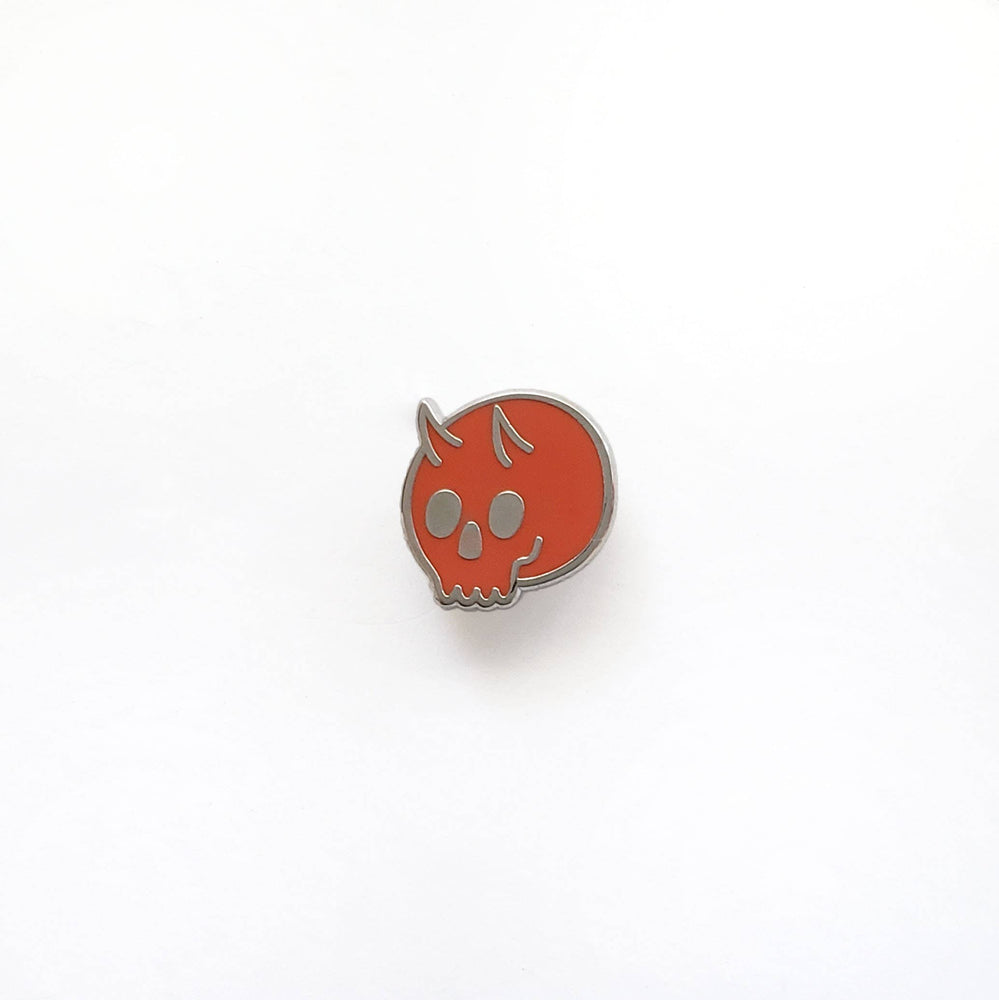 These Things - Lil demon skull enamel pin
