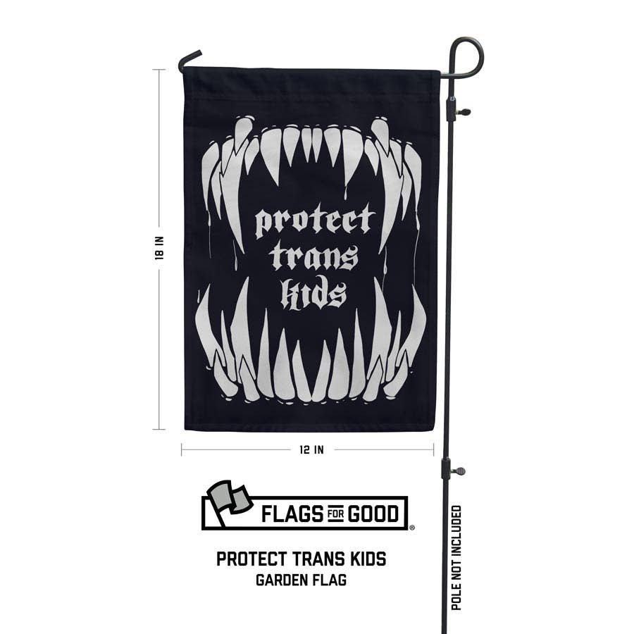 Protect Trans Kids Garden Flag