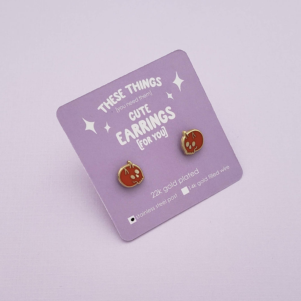 Lil Demon Skull earrings