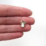 Mushroom Folk enamel mini pin