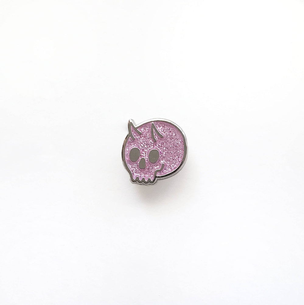 These Things - Lil demon skull enamel pin