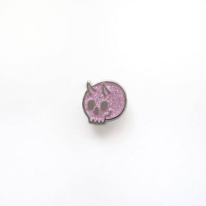 These Things - Lil demon skull enamel pin