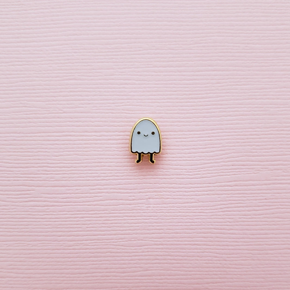 Glow Ghost enamel mini pin