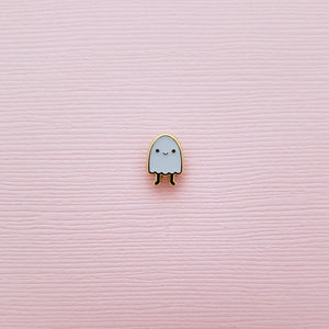 Glow Ghost enamel mini pin