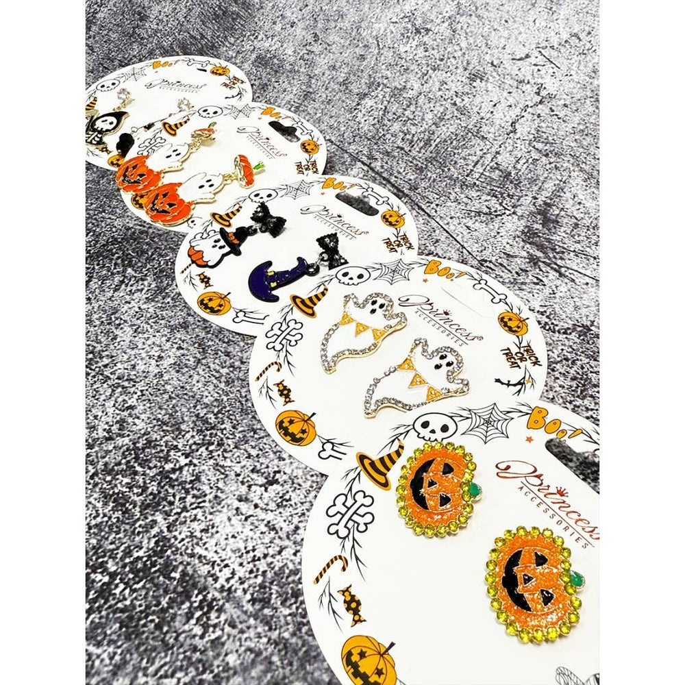 Halloween Theme Post Large Earring Set